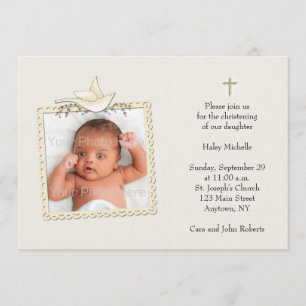 Tan, White Dove, Religieuze Fotokaart Kaart