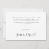 Tan witte bruine paarden plat dank je kaart (Achterkant)