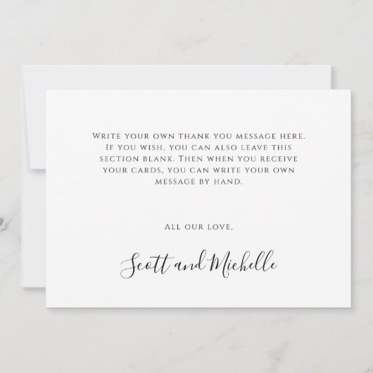 Tan witte bruine paarden plat dank je kaart (Achterkant)