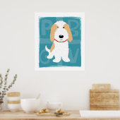 Tan & Witte PBGV Poster (Keuken)