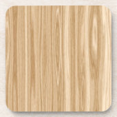 Tan Wood Grain Onderzetter (Voorkant)