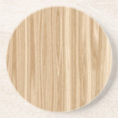 Tan Wood Grain Zandsteen Onderzetter (Voorkant)