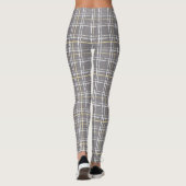 Tan/Yellow Pset Pattern Women's Leggings (Achterkant)