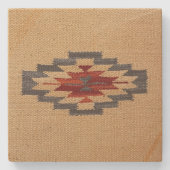 Tan Zuidwest-Indiaanse Stenen Onderzetter (Voorkant)
