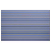 Tan-, zwart- en Royal Blue Striped/Lined Pattern Stof (Yard (91,4 cm))