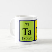 Tana periodieke lijstnaam mok (Voorkant links)