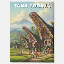 Tana Toraja Indonesia Reizen Magneet