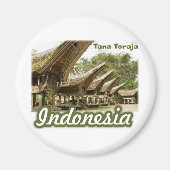 Tana Toraja Indonesia Souvenir Magneet (Voorkant)