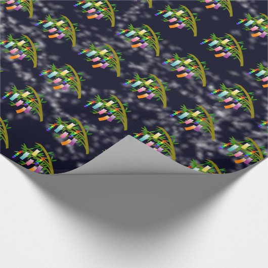 Tanabata Wishingboom Cadeaupapier (Hoek)
