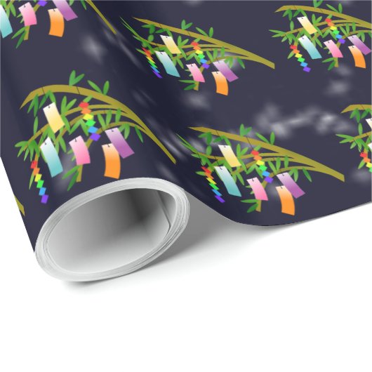 Tanabata Wishingboom Cadeaupapier (Rol Hoek)