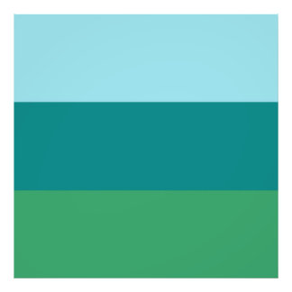 Tanager Turquoise, Blauwgroen Blue en Kelly Green  Foto Afdruk