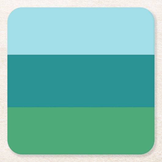 Tanager Turquoise, Blauwgroen Blue en Kelly Green Kartonnen Onderzetters (Voorkant)