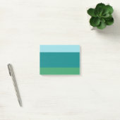 Tanager Turquoise, Teal Blue en Kelly Green Horiz Post-it® Notes (Kantoor)