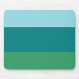 Tanager Turquoise, Teal Blue en Kelly Groen Horiz Muismat