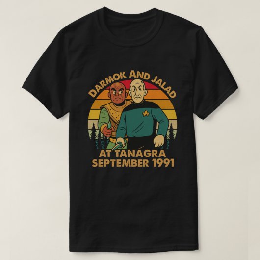 Tanagra Dialogue - September's Epic Encounter T-shirt (Design voorkant)