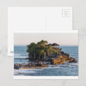 Tanah-Lot Bali Indonesia Briefkaart (Voorkant / Achterkant)
