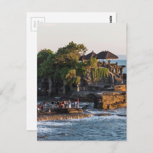 Tanah-Lot Bali Indonesië Briefkaart (Voorkant / Achterkant)