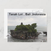 Tanah Lot, Bali, Indonesië Briefkaart (Voorkant / Achterkant)