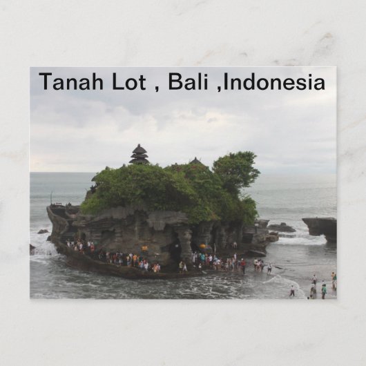 Tanah Lot, Bali, Indonesië Briefkaart (Voorkant)