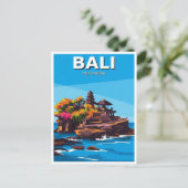 Tanah Lot Bali Indonesië Reizen Abstract Briefkaart (Staand voorkant)