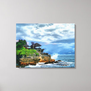 Tanah Lot Bali Temple Poster Canvas Afdruk
