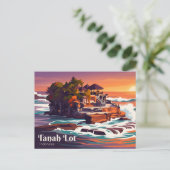 Tanah Lot Indonesië Briefkaart (Staand voorkant)