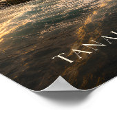 Tanah Lot Tempel Bali Poster (Hoek)