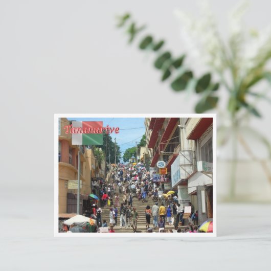 Tananarive - Madagaskar - Briefkaart (Staand voorkant)