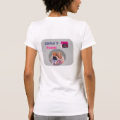 Tanas Team Terug - fiets T-shirt (Achterkant)