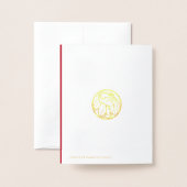 tancho japanse kraan folie kaarten (Met envelop)