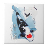 Tancho koi tegeltje (Voorkant)