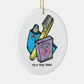 Tand (aanpasbaar) keramisch ornament (Rechts)