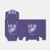 Tand begrafenis gunst box bedankdoosjes (Uitgevouwen)