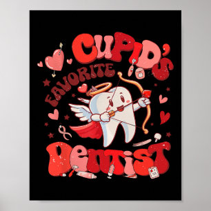 Tand Cupido's Favoriete Tandarts Tandheelkundig Te Poster