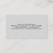 Tand en boor 3D Logo Visitekaartje (Achterkant)