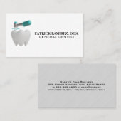 Tand en boor 3D Logo Visitekaartje (Voorkant / Achterkant)