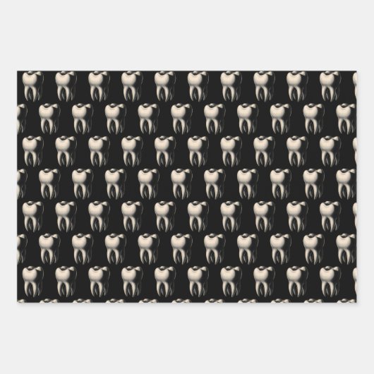 Tand en gebit inpakpapier vel (Voorkant)