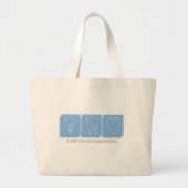 Tand- en hardesentist met stijlvol tandheelkundig grote tote bag (Voorkant)