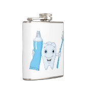 Tand En Tandenborstel Fles Heupfles (Rechts)