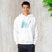 Tand- en tandenborstel Mannen hoodie
