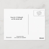 Tand- en Tandenborstel - Vernissen van dag en dag Briefkaart (Achterkant)