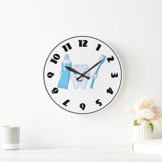 Tand- en tandenborstelklok grote klok (Huis)