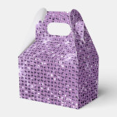 Tand fee prinses officieel bezoek schattige shimme bedankdoosjes (Achterkant)