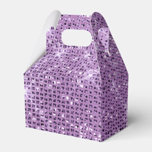 Tand fee prinses officieel bezoek schattige shimme bedankdoosjes (Achterkant)