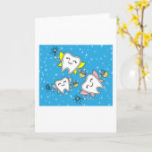 Tand fee tandarts verloren melktand kaart (Gele Bloem)