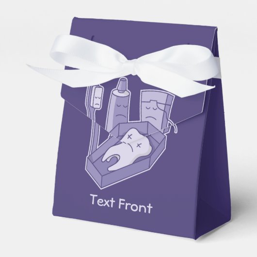 Tand Funeral Favor Box Bedankdoosjes (Voorkant Zijde)