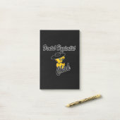 Tand Hygienist Chick #4 Post-it® Notes (Op bureau)