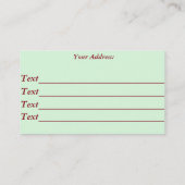 Tand hygienist tanden en mond tandarts visitekaartje (Achterkant)