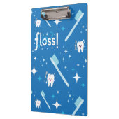 Tand klembord houder, cadeau voor mondhygiënist (Links)