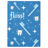 Tand klembord houder, cadeau voor mondhygiënist (Achterkant)
